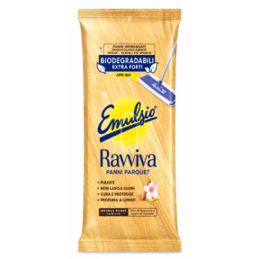 Влажные салфетки для паркета Emulsio Ravviva Panni Parquet, 15 шт
